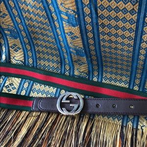 GUCCI dress belt (size small)